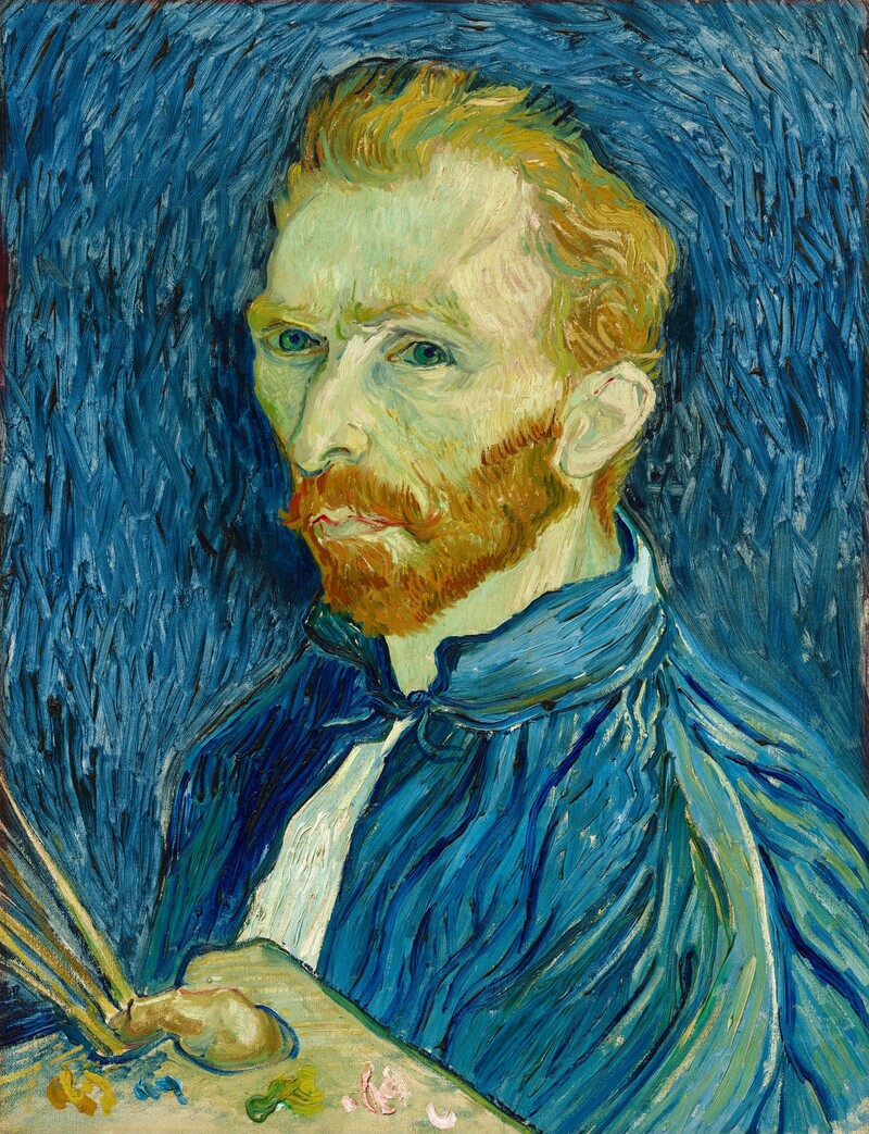 Self-portrait of Vincent van Gogh